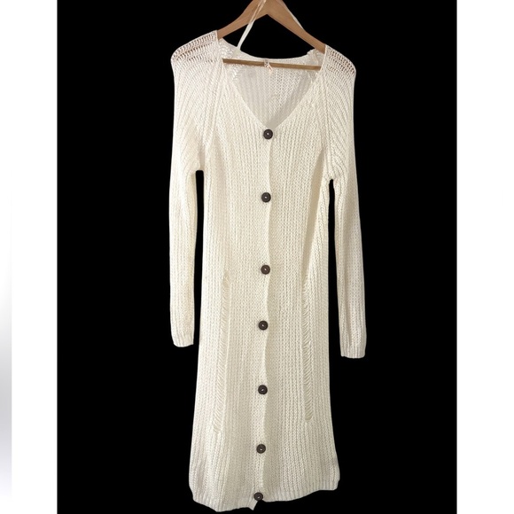 POL Sweaters - POL Distressed Cardigan with Buttons NWOT
